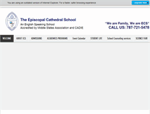 Tablet Screenshot of cathedralschoolpr.org